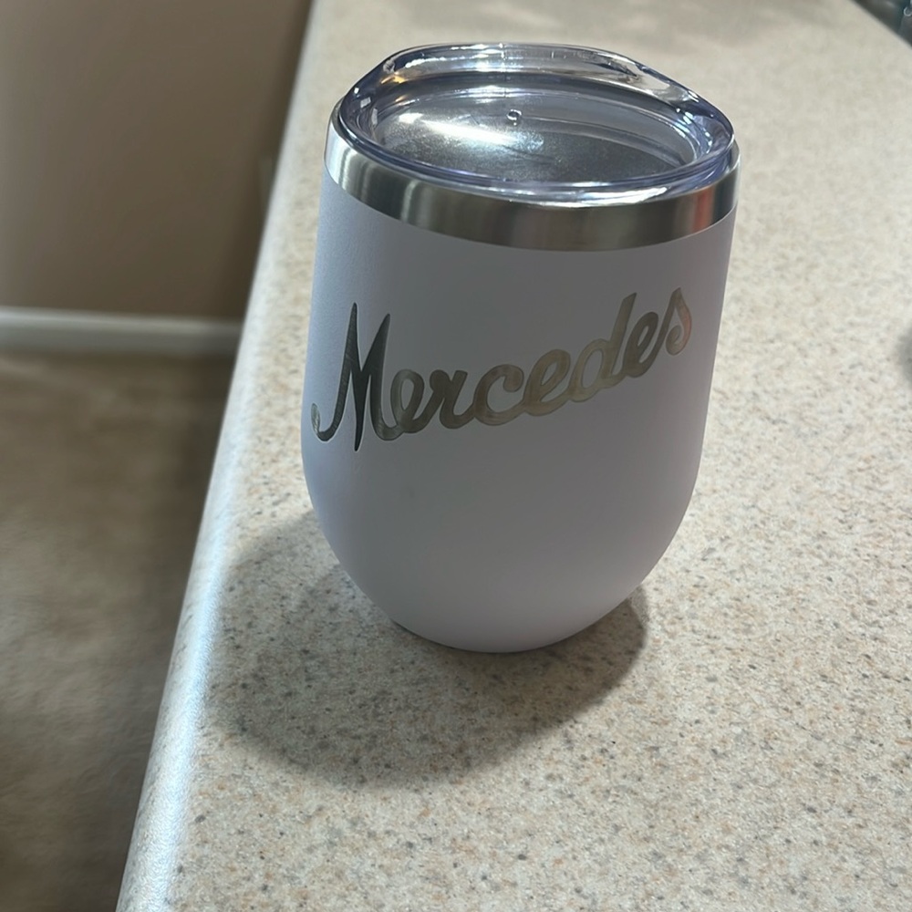 NWOT Mercedes Benz tumbler wine cup